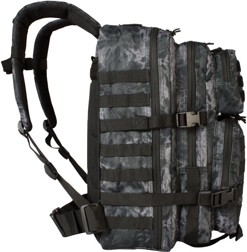 RED ROCK LARGE ASSAULT PACK - PRYM1 BLACKOUT CAMO W/ WEBBING
