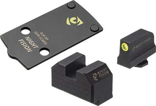 NIGHT FISION OPTIC PLATE & NS - COMBO EPS TO GLOCK FULL SZ MOS