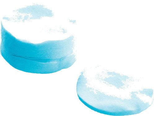 TC T17 PRE-SATURATED CLEANING - PATCH 2 1/2" 100 PER JAR