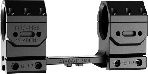 AUDERE SCOPE MOUNT ADVERSUS - 30MM 40MOA HIGH BLACK