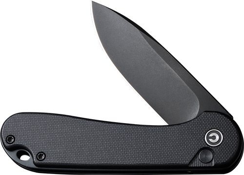 CIVIVI KNIFE ELEMENTUM II 2.96 - " G-10/BLK STONEWASH CLAM PACK