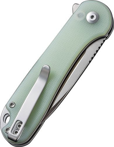 CIVIVI KNIFE ELEMENTUM II 2.96 - " NATURAL G10/SATIN CLAM PACK
