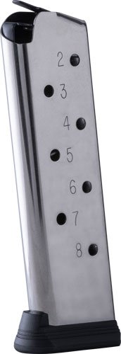 CM4519118S CHECKMATE MAGAZINE 1911 FULL - SIZE 45ACP STAINLESS 8RD