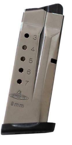 CM9SHD7 CHECKMATE MAGAZINE S&W SHIELD - 9MM STAINLESS 7RD