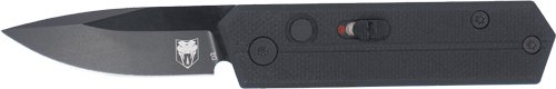 CTSTRBLK COBRATEC STINGER FOLDER 1.9" - BLACK/BLACK D2 BLADE SD BUTTON