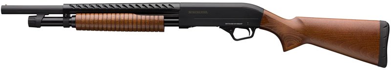G512418395_LEFT WINCHESTER SXP DEFENDER 12GA - 18" 3" TRENCH FIXED CYLINDER