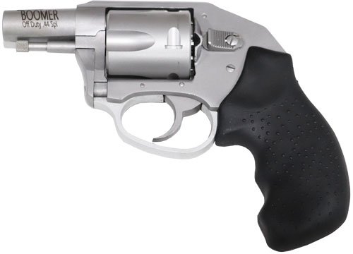 CHARTER ARMS BOOMER 2" 44 SPEC - 5-SHOT RUBBER GRIPS STAINLESS