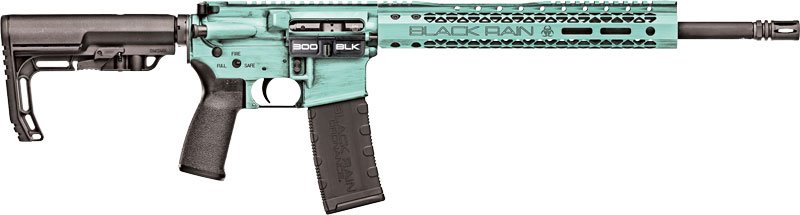 GBROFUSION300TB BLACK RAIN SPEC+ FUSION RIFLE - 300BLK 16" TIFFANY BLUE 30RD