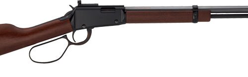 HENRY H1 TRACKER LEVER RIFLE - 22S/L/LR 20" LL BLUED WALNUT