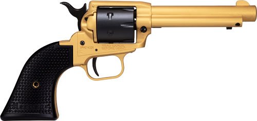 HERITAGE 22LR 4.75" FS - GOLD POLYMER GRIP