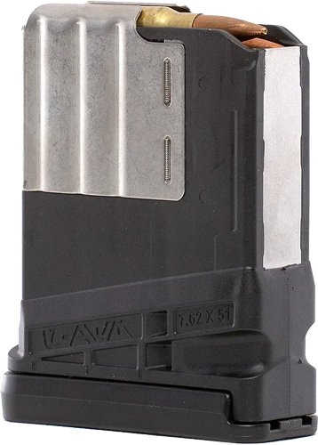 L7G210BLK_1 LANCER MAGAZINE L7AWM SR-25 - 7.62X51 10RD OPAQUE BLACK GEN2