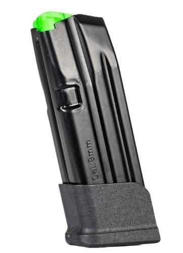 MEC-GAR MAG GLOCK 26 9MM 15RD - EXTENDED POLYMER BLACK