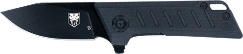 SCTRTDD2BLK COBRATEC SMALL RIPTIDE FOLDER - 2" BLACK/BLACK D2 BLADE