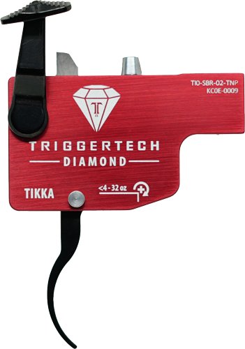 TI0SRB02TNP_1 TRIGGERTECH TIKKA SINGLE STAGE - BLACK DIAMOND CURVED BLK/RED