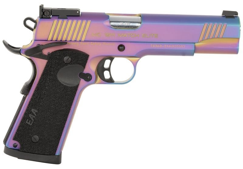 eaacorpgirsanmc19113910917415669077916f2f EAA CORP MC1911 45ACP MULTI PVD 5" 8+1#