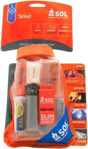 01401727_pckg_1 ARB SOL SCOUT SURVIVAL KIT W/ - DRY BAG MIRRORSPARKER & MORE