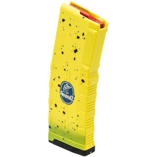 1103259_1 Amend2 AR-15 Mod 2 Magazine 5.56/223 Yellow Printed Banana 30 rd.