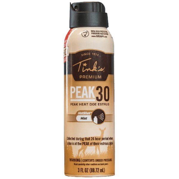 Tinks PEAK30 Premium Doe Estrus Hot Shot Mist 3 oz.