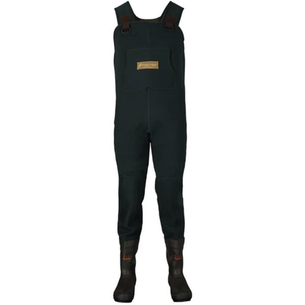 1410526_1 Frogg Togg Amphib Bootfoot Neoprene Cleated Wader Forest Green Size 9