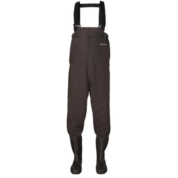 1410537_1 Frogg Togg Rana PVC Lug Chest Wader Brown Size 11