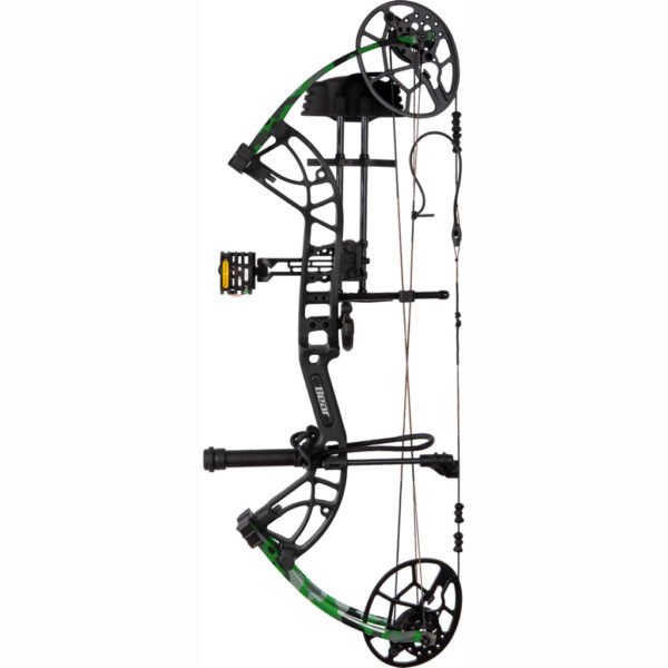 1503211_2 Bear Cruzer G4 RTH Bow Package Black/Fred Bear Electric 70 lbs. LH