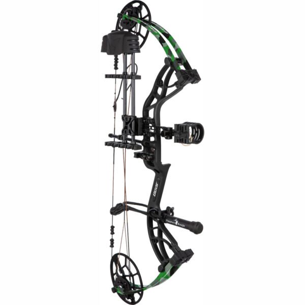 1503211_3 Bear Cruzer G4 RTH Bow Package Black/Fred Bear Electric 70 lbs. LH
