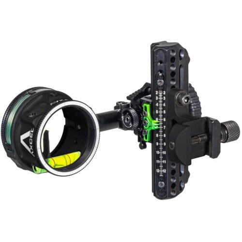 1503647_1 Axcel Driver Plus Slider Sight CK w/AVX-41 Scope Midnight Cerakote .019 Single Pin Green Picatinny