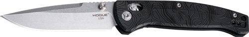 HOGUE MYSTO 3.4" ABLE LCK FLDR - CLIP POINT BLACK DIAMOND METAL