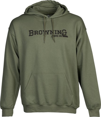 BROWNING HOODIE BRANDED BUCK - MARK GREEN XXLARGE