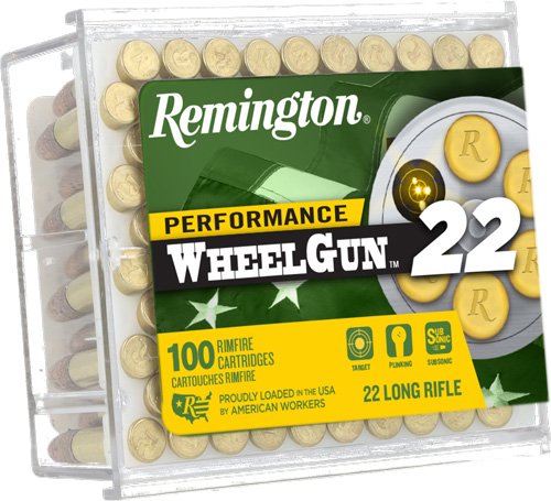 AR21075 REMINGTON WHEELGUN 22LR 39GR - TCLD 100RD 50BX/CS