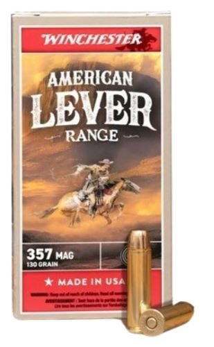 AW357AL WINCHESTER AMERICAN LEVER - 357 MAG 130GR FMJ 50RD 10BX/CS
