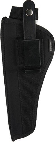 BULLDOG EXTREME SIDE HOLSTER - BLK W/MAG POUCH REV 2-2.5" BBL