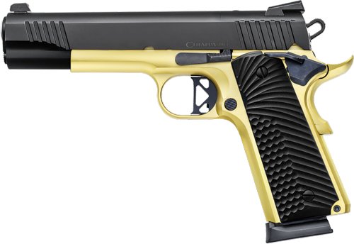 G440236_1 CHIAPPA 1911 SUPERIOR GRADE - 45ACP 5" 8RD BLACK/GOLD