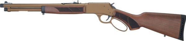 GH012XCW357_LEFT HENRY H12 EXPLORER CARBINE - 357/38SP 16.5" TB BURNT BRONZE