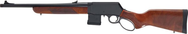 GH023450_LEFT HENRY H23 LASR SUPREME 450BM - 18" THREADED BLUED WALNUT
