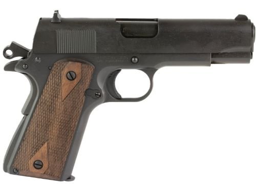 TISAS 1911 TANK COMMANDR 45ACP - 4.25" BBL WOOD GRIP 7RD BLACK