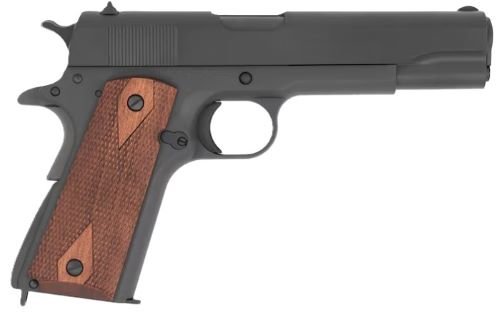 TISAS 1911A1 US ARMY 45ACP - 5" BBL 7RD WOOD GRIP/BLACK