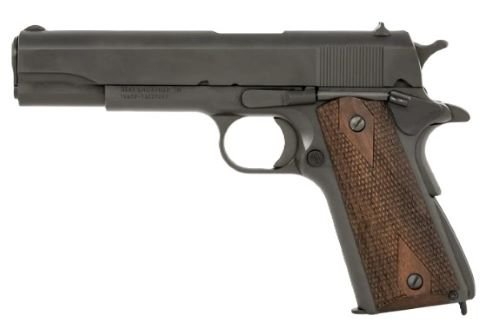 TISAS 1911A1 US ARMY 9MM - 5" BBL 7RD WOOD GRIP/BLACK