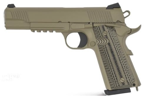 TISAS 1911 RAIDER 9MM - 5" BBL G10 W/ RAIL 2-9RD FDE