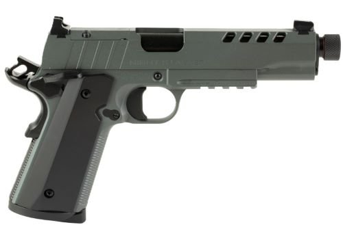 TISAS 1911 NIGHT STALKER 45ACP - 5" THREADED BBL 8RD BLACK/GRY
