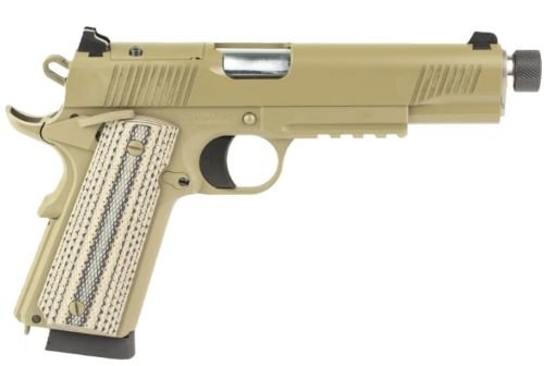 TISAS 1911 DUTY B45RDG 45ACP - 5.5" THREADED BBL 8RD FDE