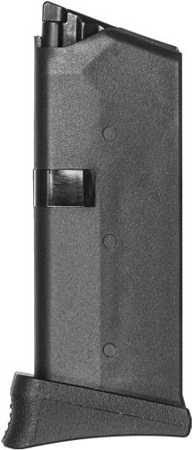 KCI USA INC MAGAZINE FOR GLOCK - 43 9MM 6RD BLK POLY W/GRIP EXT