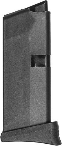 KCI USA INC MAGAZINE FOR GLOCK - 43 9MM 6RD BLK POLY W/GRIP EXT
