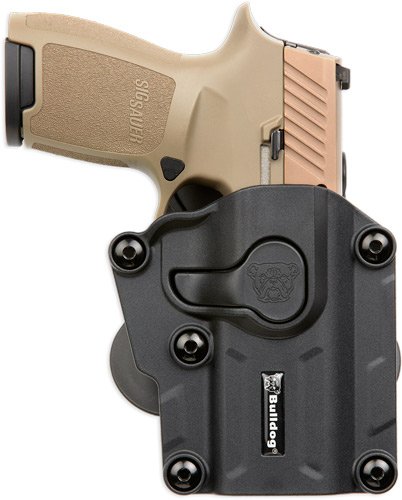 MX001 BULLDOG MAX MULTI-FIT POLYMER - PADDLE HOLSTER FULL/COMP BLK