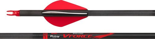 VFS300FQ6_2 VICTORY ARCHERY VFORCE SPORT - 300 ARROW FLETCHED 6PK