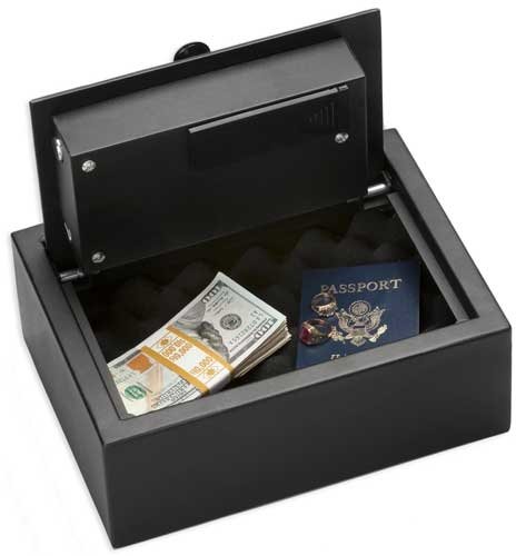 bd1030_open BULLDOG STANDARD DIGITAL - PISTOL TOP OPEN VAULT