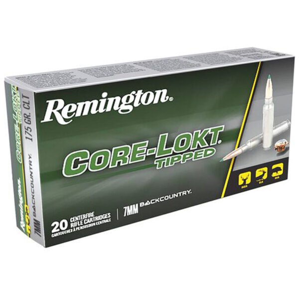 1103284_1.jpg Remington Core-Lokt Tipped Rifle Ammo 7mm BC 175 gr. Core-Lokt Tipped 20 rd.