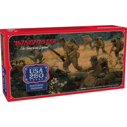 Winchester Defending Freedom USA 250 Cigar Boxes 45 Auto 230 gr. FMJ 50 rd.