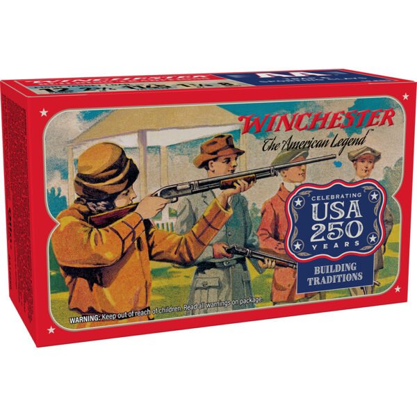 Winchester Building Traditions USA 250 Cigar Boxes 12 ga. 2 3/4 in. 1 1/8 oz. AA 8 Shot 10 rd.
