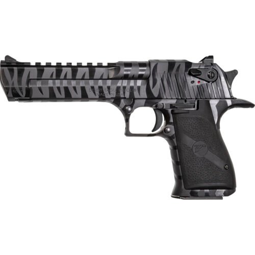1204118_1.jpg Magnum Research Desert Eagle Mark XIX Pistol 50 AE 6 in. Black with Tiger Stripe 7 rd.